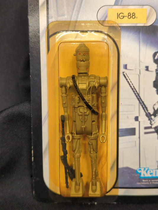 Vintage Kenner Star Wars IG-88 3.5-Inch Action Figure (77-Back Card) - Used