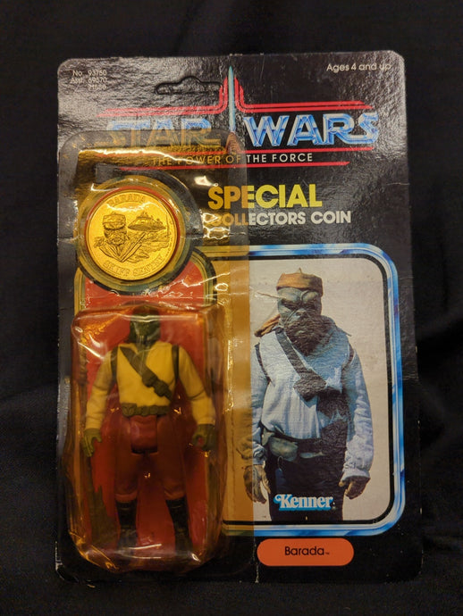 Vintage Kenner Star Wars Barada 3.5-Inch Action Figure (92-Back Card) - Used
