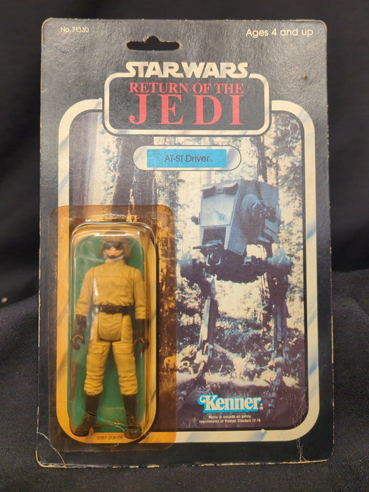 Vintage Kenner Star Wars AT-ST Driver 3.5-Inch Action Figure (77-Back Card) - Used