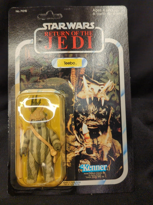 Vintage Kenner Star Wars Teebo 3.5-Inch Action Figure (77-Back Card) - Used