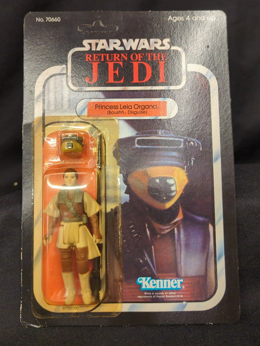 Vintage Kenner Star Wars Princess Leia Organa (Boushh Disguise) 3.5-Inch Figure (65-Back Card) - Used