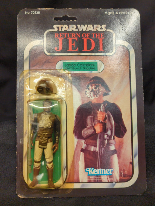 Tsukuda Original Star Wars Lando Calrissian (Skiff Guard Disguise) 3.5-Inch Figure (65-Back Card) - Used