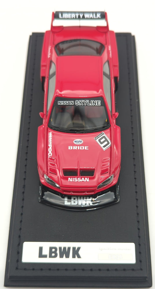 ignition model 1/43 LB-ER34 Super Silhouette Skyline Red Black