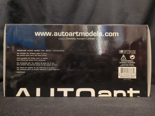 AUTOart Millennium 1/18 Toyota Celica 1600 GT TA22 Red 78783 - Used