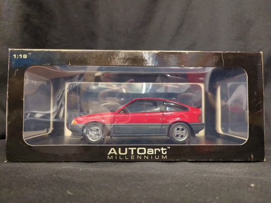 AUTOart Millennium 1/18 Honda Ballade Sports CR-X SI Red Gray 73262 - Used
