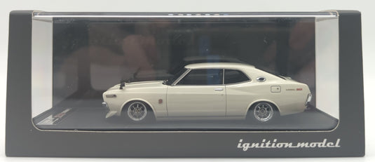 ignition model 1/43 Hayashi Wheel Nissan Laurel 2000SGX (C130) White - Used