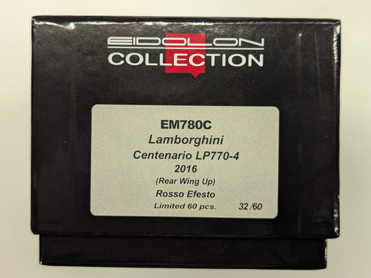 Make Up Eidolon Collection 1/43 Lamborghini Centenario LP770-4 2016 Rosso - Used