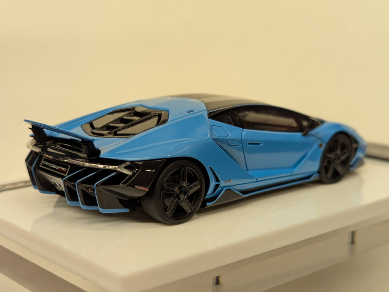 Carica immagine in Galleria Viewer, Make Up Eidolon 1/43 Lamborghini Centenario LP770-4 2016 Rear Wing up Blue - Used
