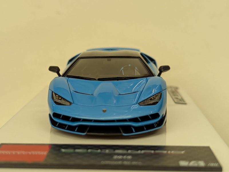 Carica immagine in Galleria Viewer, Make Up Eidolon 1/43 Lamborghini Centenario LP770-4 2016 Rear Wing up Blue - Used
