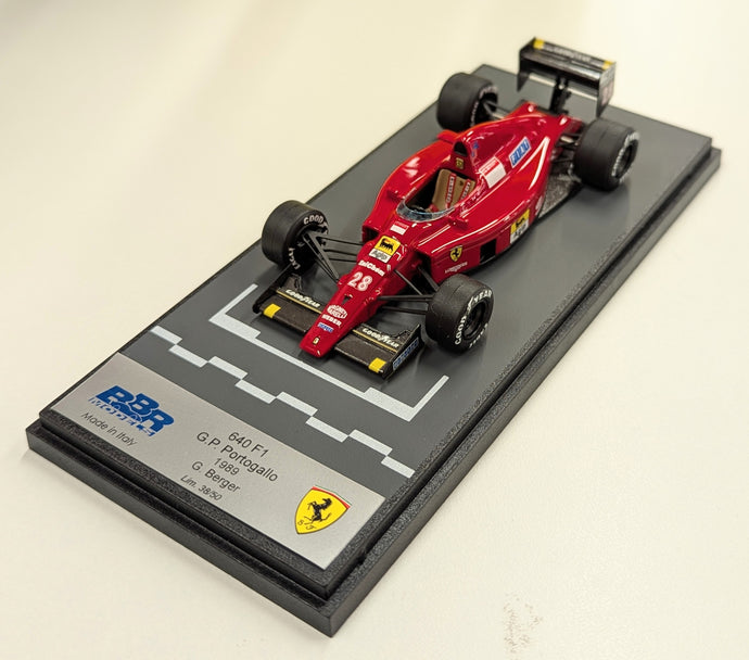 BBR Models 1/43 Ferrari 640 G.P. Portogallo 1989 #28 P009 - Used