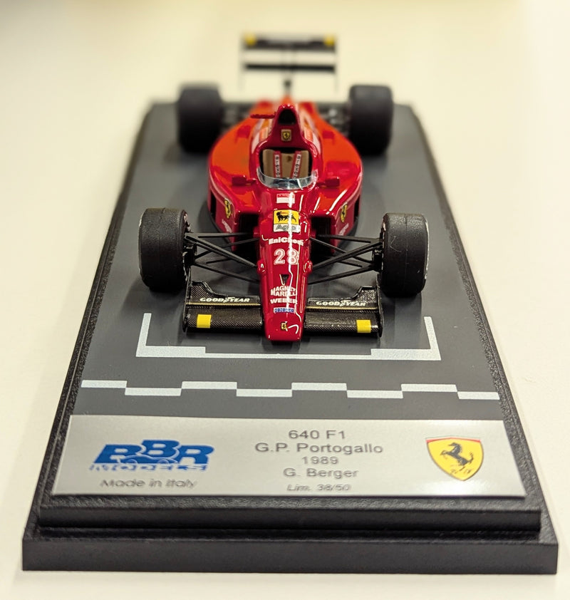 Carica immagine in Galleria Viewer, BBR Models 1/43 Ferrari 640 G.P. Portogallo 1989 #28 P009 - Used
