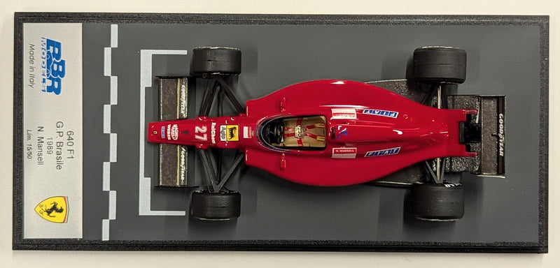 Carica immagine in Galleria Viewer, BBR Models 1/43 Ferrari 640 G.P. Brasile 1989 P008 - Used
