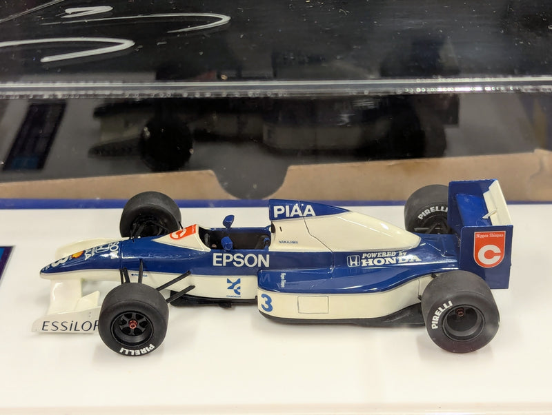 Carica immagine in Galleria Viewer, Tameo 1/43 Fantasista Tyrrell Honda 020 Test ver. 1991 Epson #3 Satoru Nakajima - Used
