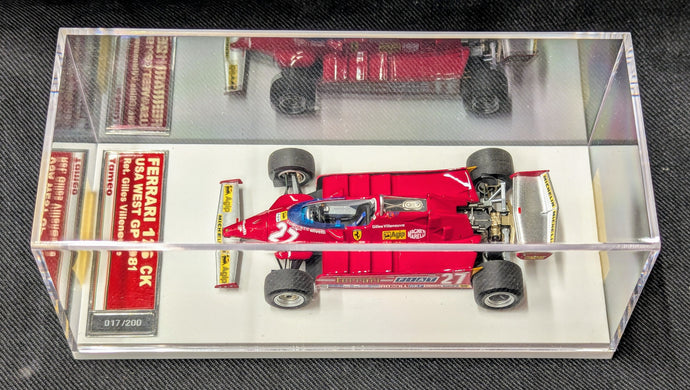Tameo Kits 1/43 Ferrari 126 CK GP USA West 1981 Gilles Villeneuve TMB045 - Used