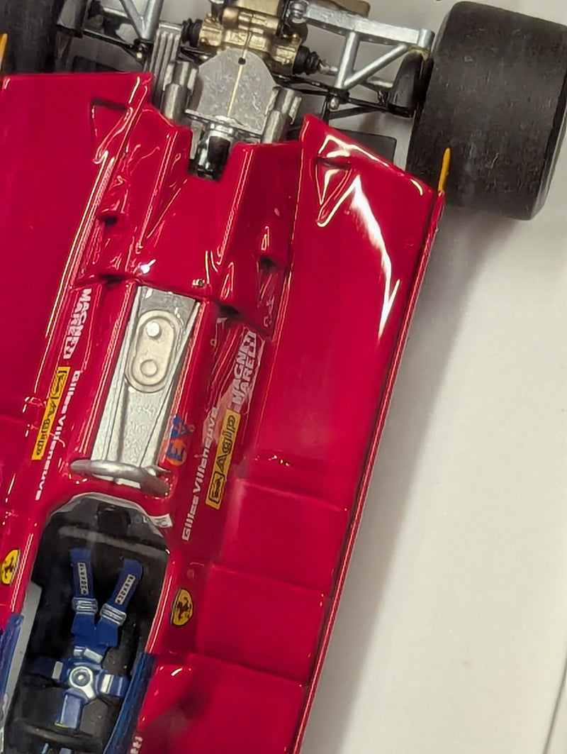 Carica immagine in Galleria Viewer, Tameo Kits 1/43 Ferrari 126 CK GP USA West 1981 Gilles Villeneuve TMB045 - Used
