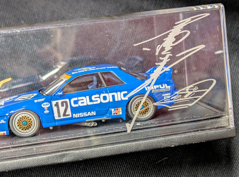 Carica immagine in Galleria Viewer, ignition model 1/43 Calsonic Skyline #12 R32 GT-R 1990 JTC Debut Win IG1282 - Used
