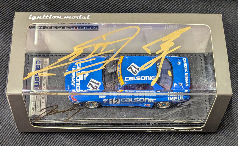 Carica immagine in Galleria Viewer, ignition model 1/43 Calsonic Skyline #12 R32 GT-R 1990 JTC Debut Win IG1282 - Used
