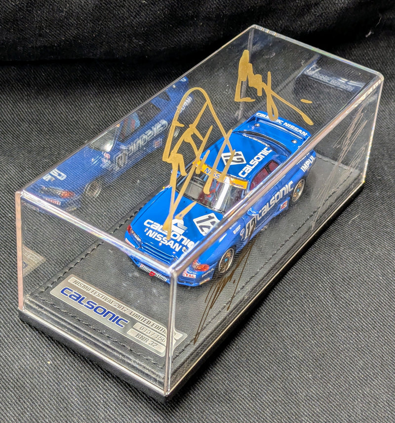 Carica immagine in Galleria Viewer, ignition model 1/43 Calsonic Skyline #12 R32 GT-R 1990 JTC Debut Win IG1282 - Used
