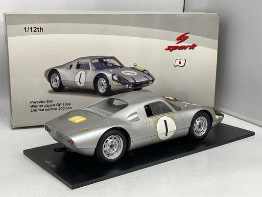 Spark Model 1/12 Porsche 904 #1 Winner Japan GP 1964 12SJ001 - Used