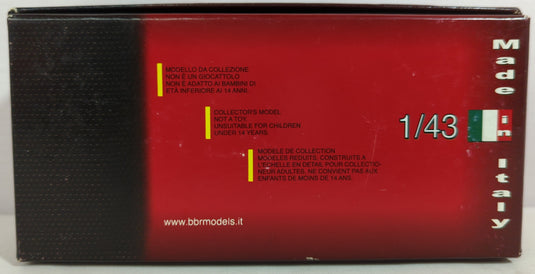 BBR Models 1/43 Ferrari 512BB 1976 Red Black BBR140A - Used