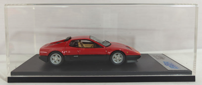 Carica immagine in Galleria Viewer, BBR Models 1/43 Ferrari 512BB 1976 Red Black BBR140A - Used

