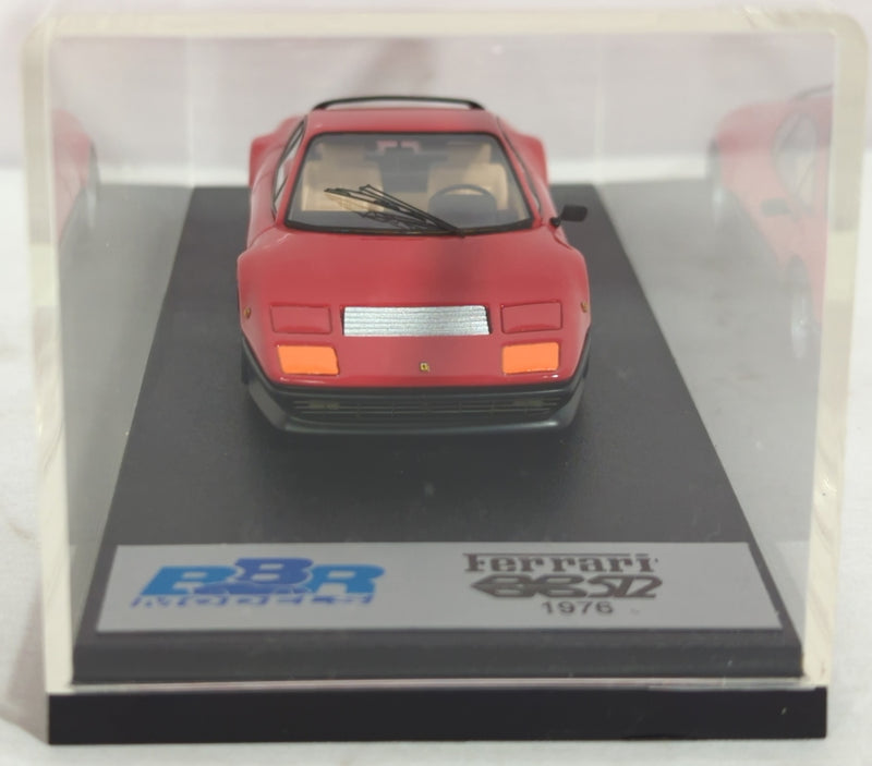 Carica immagine in Galleria Viewer, BBR Models 1/43 Ferrari 512BB 1976 Red Black BBR140A - Used
