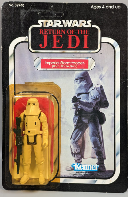 Vintage Kenner Imperial Stormtrooper (Hoth Battle Gear) 3.5-Inch Figure (77-Back Card) - Used