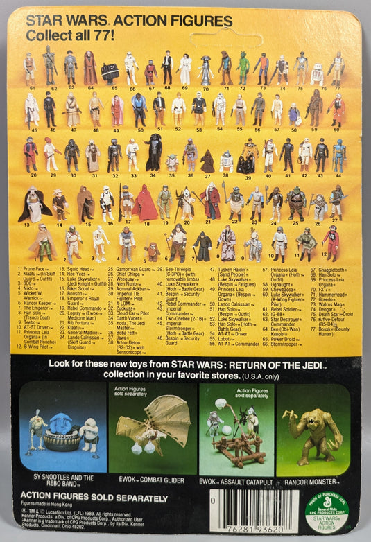 Vintage Kenner Imperial Stormtrooper (Hoth Battle Gear) 3.5-Inch Figure (77-Back Card) - Used