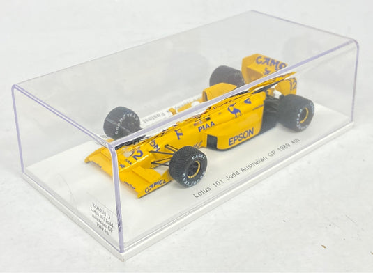 Spark Model 1/43 Lotus Judd 101 Australian GP 1989 4th Nakajima Fastest Lap - Used
