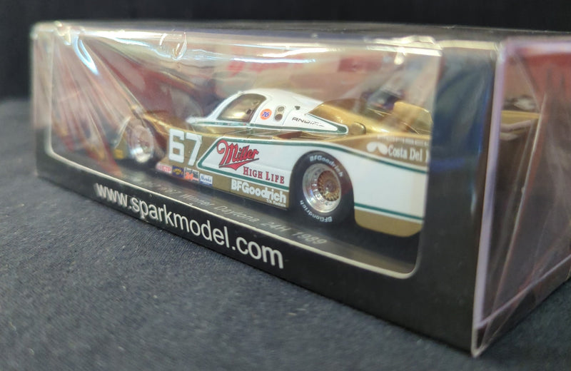 Laden Sie das Bild in Galerie -Viewer, Spark Model 1/43 Porsche 962 #67 Winner Daytona 24h 1989 B. Wollek D. Bell - Used
