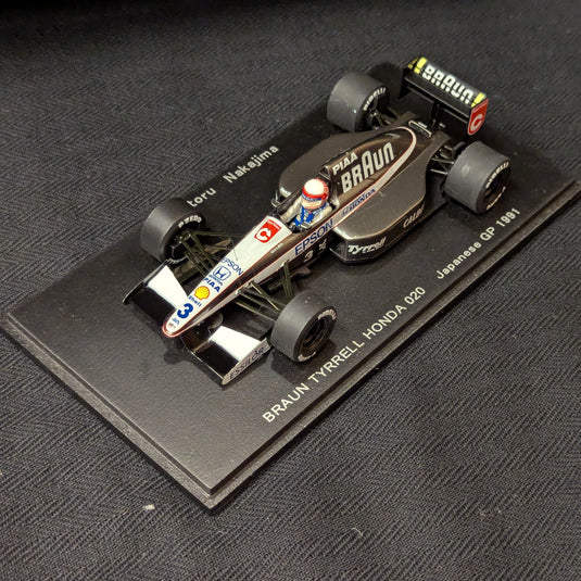 Spark Model 1/43 Braun Tyrrell Honda 020 Japanese GP 1991 Epson #3 RG002 - Used