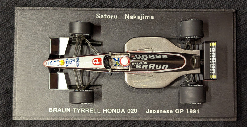 Laden Sie das Bild in Galerie -Viewer, Spark Model 1/43 Braun Tyrrell Honda 020 Japanese GP 1991 Epson #3 RG002 - Used
