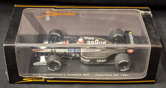 Spark Model 1/43 Braun Tyrrell Honda 020 Japanese GP 1991 Epson