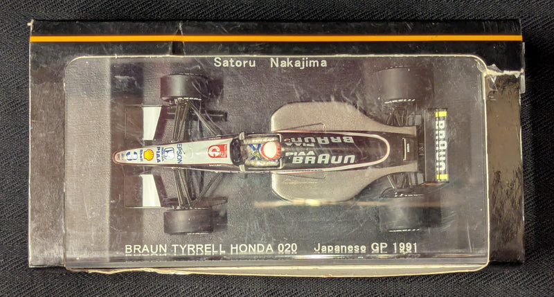 Laden Sie das Bild in Galerie -Viewer, Spark Model 1/43 Braun Tyrrell Honda 020 Japanese GP 1991 Epson #3 RG002 - Used
