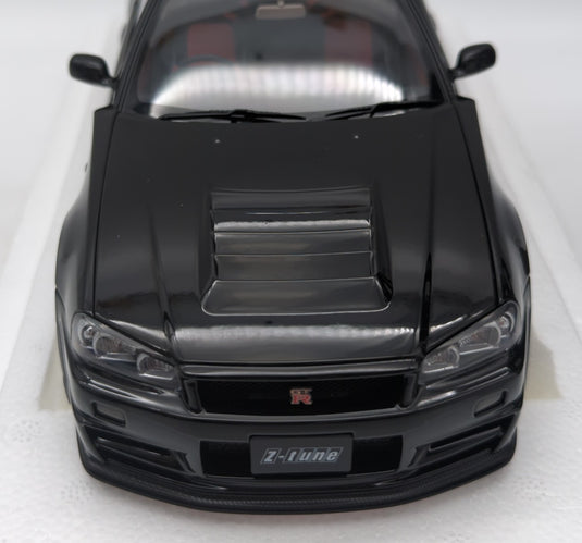 AUTOart 1/18 Nismo R34 GT-R Z-tune Black Pearl 77463 Composite Model - Used