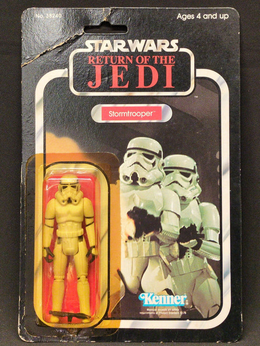 Vintage Kenner Star Wars Stormtrooper 3.5-Inch Action Figure (77-Back Card) - Used
