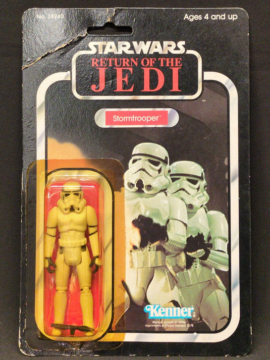 Vintage Kenner Star Wars Stormtrooper 3.5-Inch Action Figure (77-Back Card) - Used