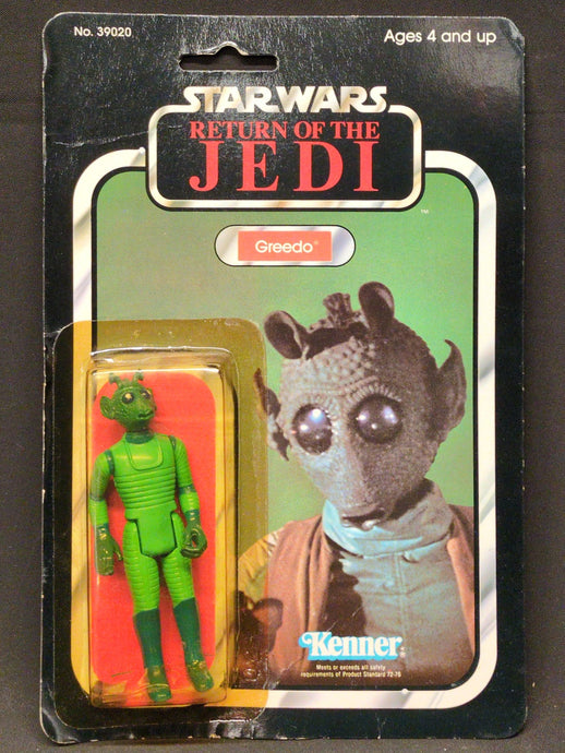 Vintage Kenner Star Wars Greedo 3.5-Inch Action Figure (79-Back Card) - Used