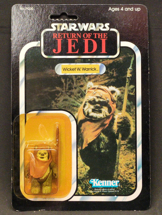 Vintage Kenner Star Wars Wicket W. Warrick 3.5-Inch Action Figure (77-Back Card) - Used