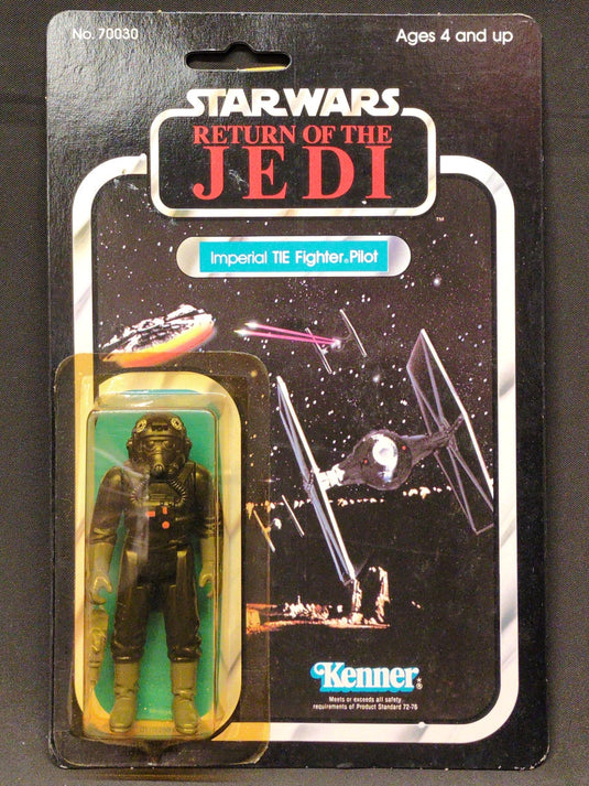 Vintage Kenner Star Wars Imperial TIE Fighter Pilot 3.5-Inch Action Figure (77-Back Card) - Used