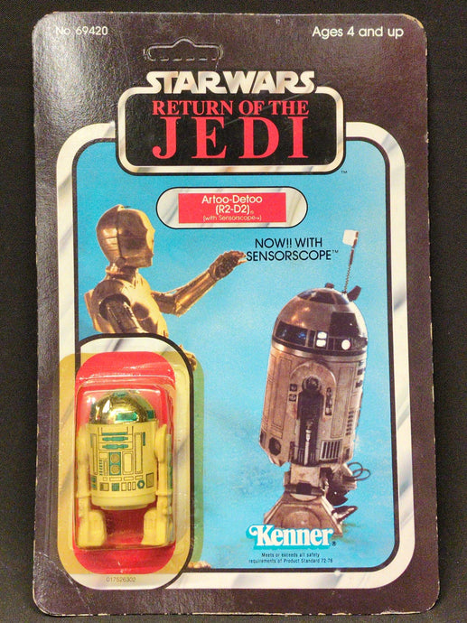 Tsukuda Original Star Wars R2-D2 with Sensorscope 3.5-Inch Figure (65-Back Card) - Used