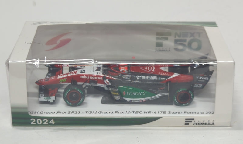 Laden Sie das Bild in Galerie -Viewer, Spark model 1/43 TGM Grand Prix SF23 #53 M-TEC HR-417E Super Formula - Used

