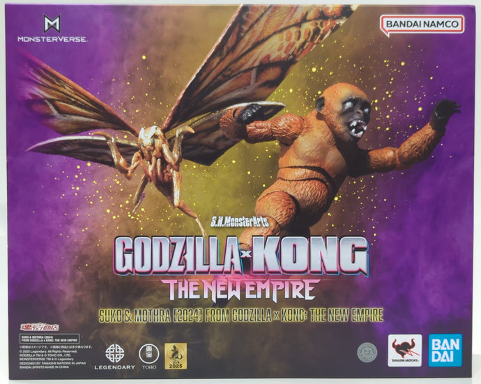 Bandai Spirits S.H.MonsterArts Suko & Mothra (2024) - Used