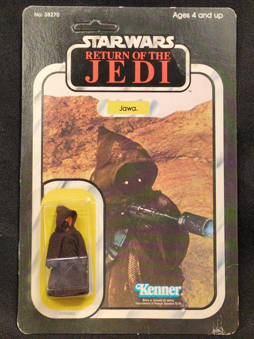 Vintage Kenner Star Wars Jawa 3.5-Inch Action Figure (65-Back Card) - Used