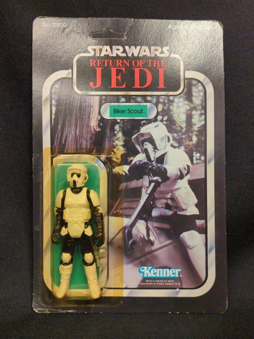 Vintage Kenner Star Wars Biker Scout 3.5-Inch Action Figure (65-Back Card B) - Used