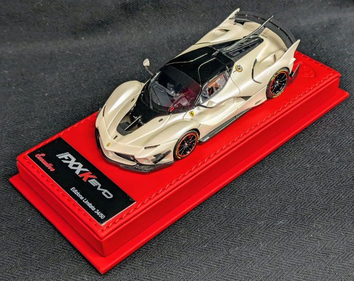 BBR Models 1/43 Ferrari FXX K EVO Fuji White Black roof CDL323 - Used