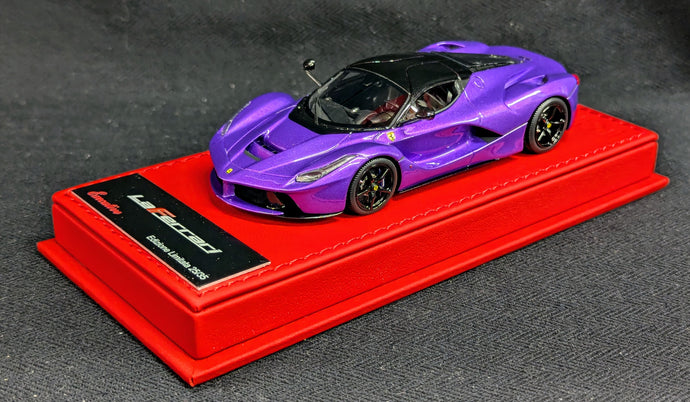 BBR Models 1/43 Ferrari LaFerrari Gloss Mica Violet CDL502 - Used