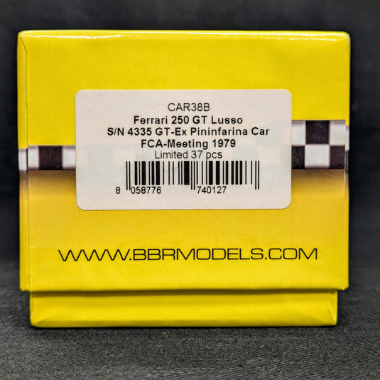 BBR 1/43 Ferrari 250 GT Lusso S/N 4335 Pininfarina FCA-MEET CAR38B - Used