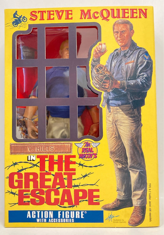 Toys McCoy Action Figure with Accessories V. Hilts Steve McQueen 1/6 Scale - Used