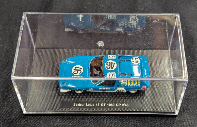 Carica immagine in Galleria Viewer, MMP EBBRO 1/43 SEKISUI LOTUS 47GT 1969 JAPAN GP #46 44207 - Used

